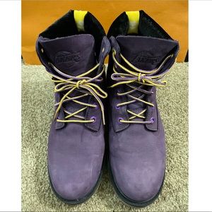 Boys Timberland x NBA Los Angeles Lakers Ankle Boots